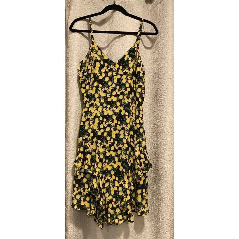 Parker Lemon print dress